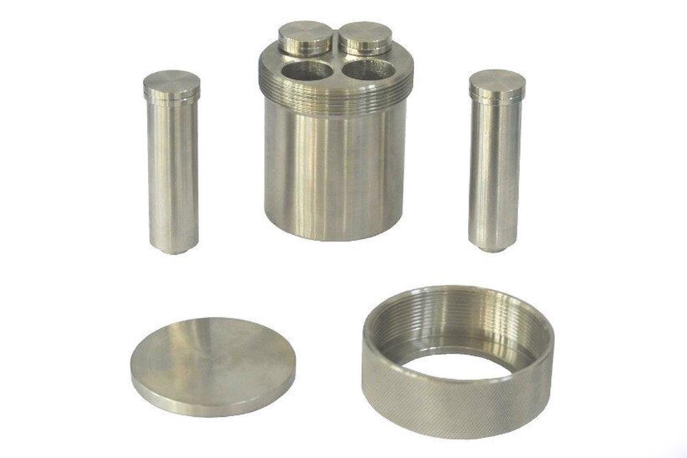 Stainless Steel Jar with 4 Milling Cavities (10ml) -EQ-MJ-13-10SS