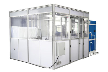 Movable Small Dry Room (100 SF) With Self-Cleaning Tunnel-MSK-ADR-1500EP40-LD