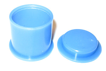 Reuseable Plastic Mold for Cold Mounting, 1" Diameter - EQ-CM-Mold-SR-1-LD