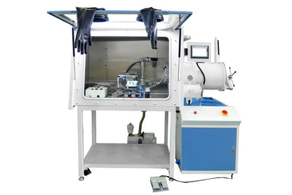 Jet Mill (50 - 500 g/ hr) in Glovebox w/ Purification System - MSK-JB-500-LD