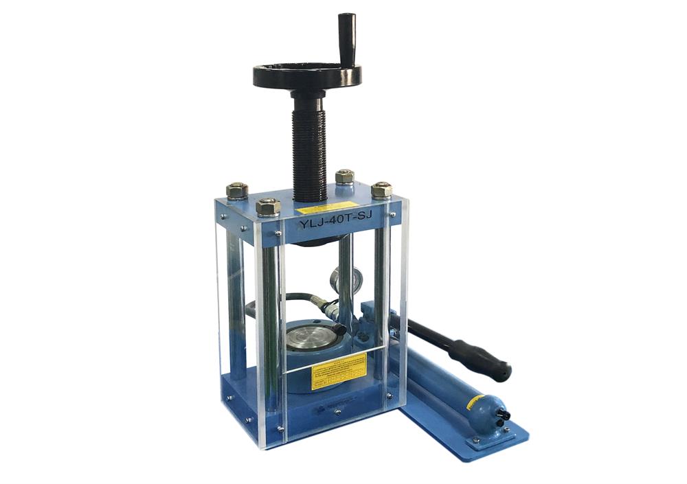 40T  Manual Hydraulic Laboratory Press with Separable Pump - YLJ-40