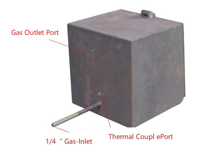 1100°C Max. Muffle Furnace (12x12x12") w/ Alloy Chamber for Debinding - KSL1200X-M-F