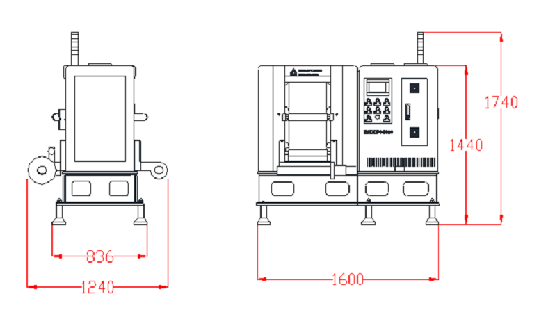 100T Max. Pressure Controlled Rolling Press (D320 x W350 mm ) W/ R2R Option - MSK-DPC-B320