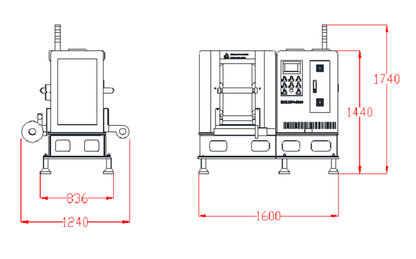 100T Max. Pressure Controlled Rolling Press (D320 x W350 mm ) W/ R2R Option - MSK-DPC-B320