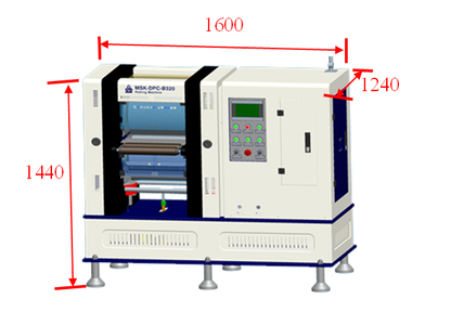 100T Max. Pressure Controlled Rolling Press (D320 x W350 mm ) W/ R2R Option - MSK-DPC-B320