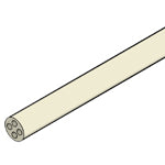 4 Holes Round Four Bore Tube, Alumina 99.8%, 1/4" O.D x 28.5" Length - MC-AXF1180-19-24-1-LD