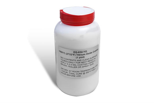 1500C (2732F) Yttrium Oxide Protective Coating (1 pint) - EQ-634-YO