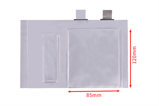 Dry 85120 Pouch Cell without Electrolyte (120mm x 85 mm), 5Ah - DPC85120