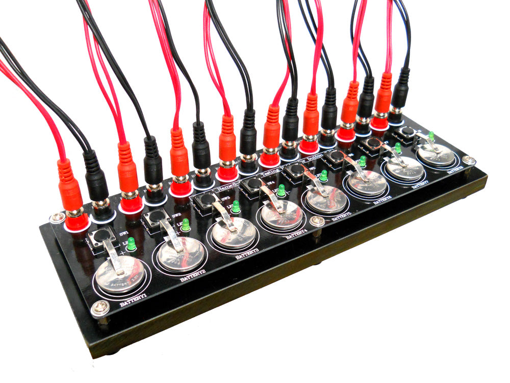 8 Channels Coin Cell Testing Board with Cable & Optional Connector for BST8 Series Battery Analyzers - BC-8C