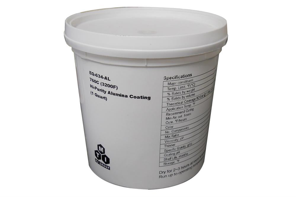 1760C (3200F) Hi-Purity Alumina Coating - EQ-634-AL-LD