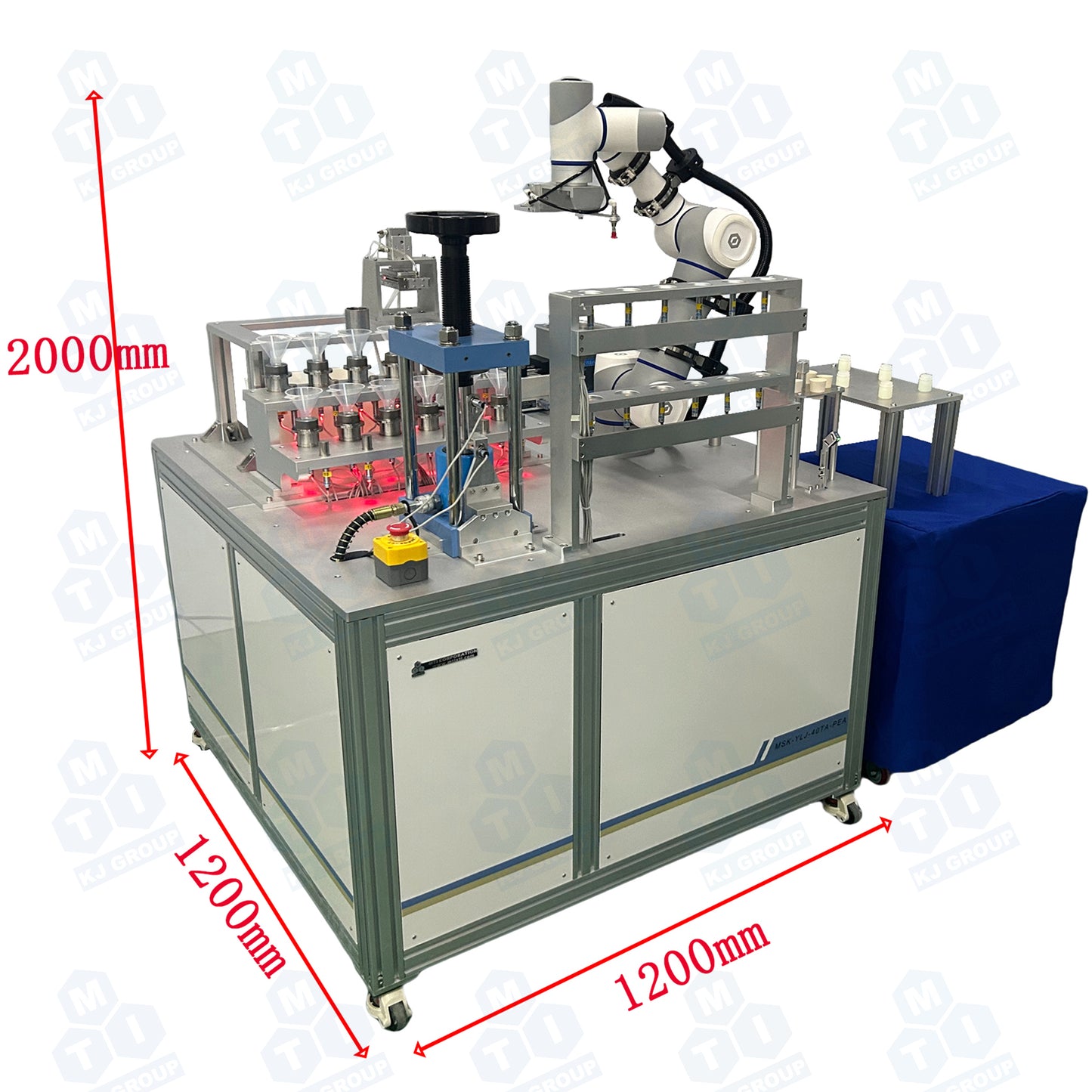 Automatically Pellet Pressing System (12 set Dies up to 24T) - AM-24T-12