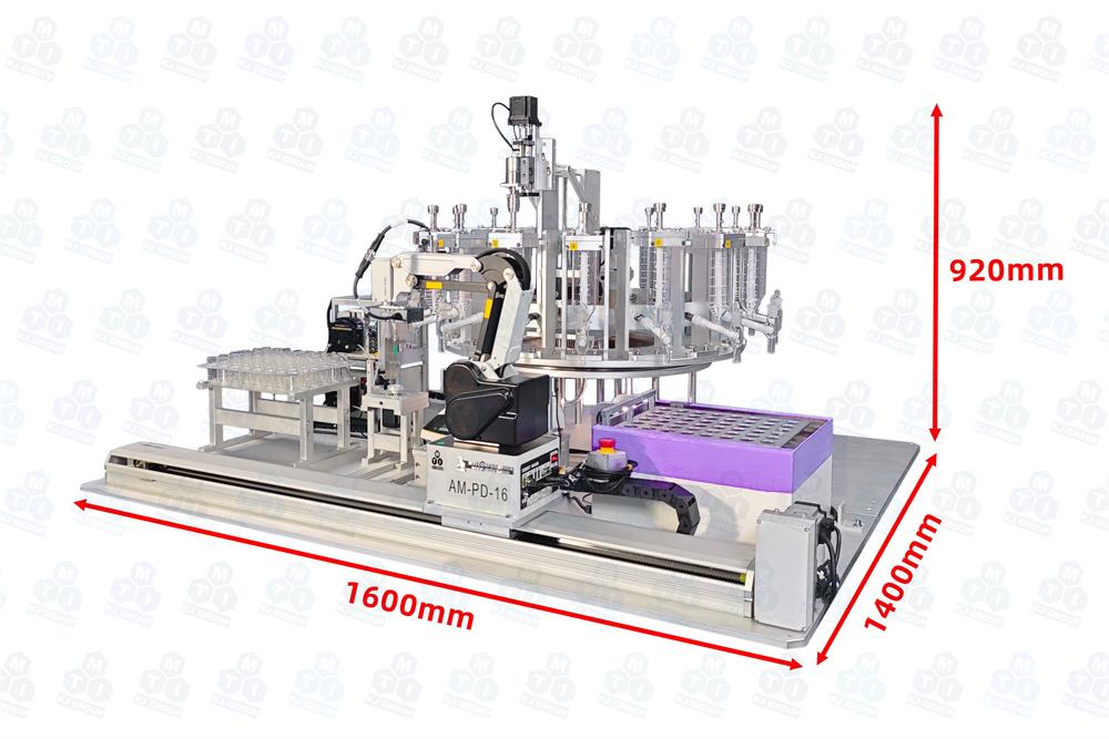 Automated 16-channel Powder Dispensing System- AM-PD16