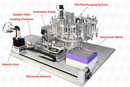 Automated 16-channel Powder Dispensing System- AM-PD16