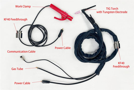 TIG Torch Kits with KF40 Feedthroughs for MTI's Arc-melting System - TTKKF40