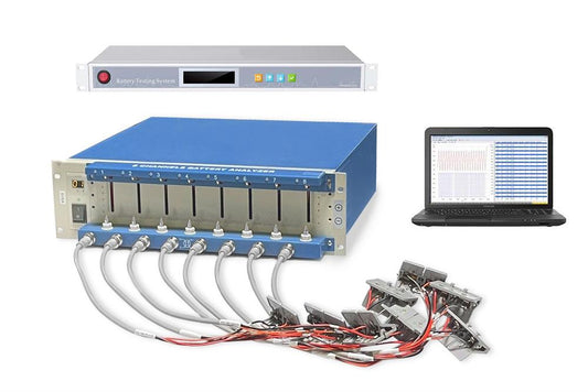 8 Channel Battery & Supercapacitor Analyzer ( 0.5mA - 6A @ 0- 5V ) w/ Laptop & Software - BST8-A6V0