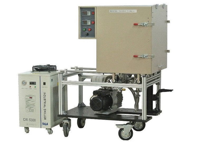 Compact HIP Furnace (80IDx130H mm) Max.1500C upto 20 Mpa with Sliding Safety Box - CM-HIP-3