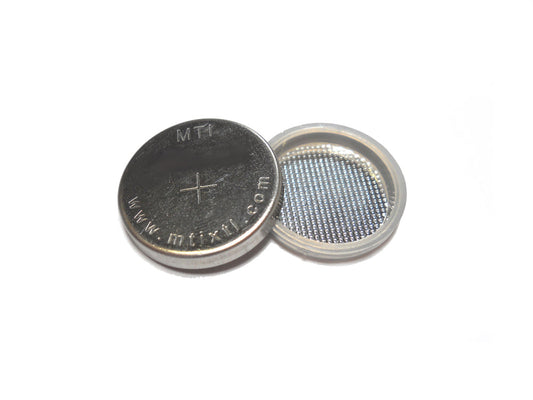 CR1220 Coin Cell Cases (12.5 d x 2 mm) w/ Seal O-rings for Battery Research - 100 pcs/pck - EQ-CR1220-CASE