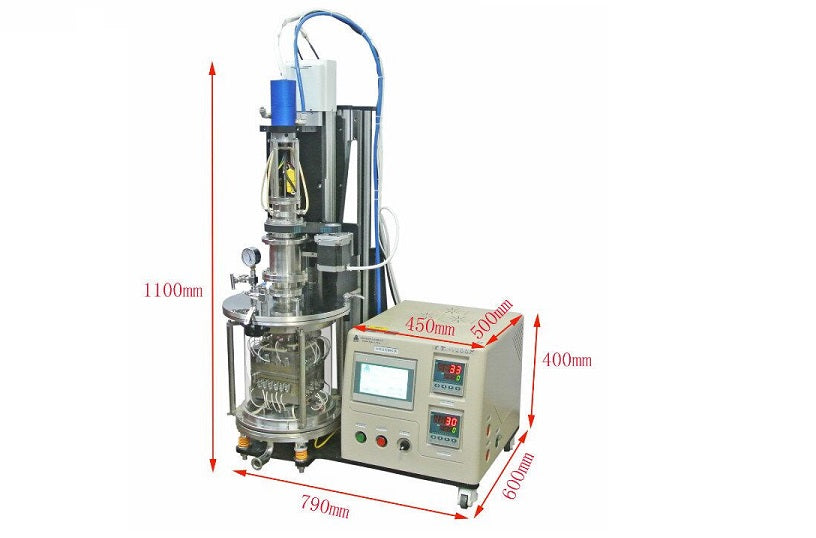 800°C Max. CSS and RTP Furnace With Rotating Holder for 5x5" Wafer- RTP-II-5-R