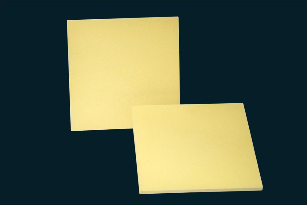 1700 Grade Sintered Zirconia ( Cao stabilized Ceramic Board, 150 mm x 150 mm x 5.0 mm (1 pc) - EQ-CZB-150-5