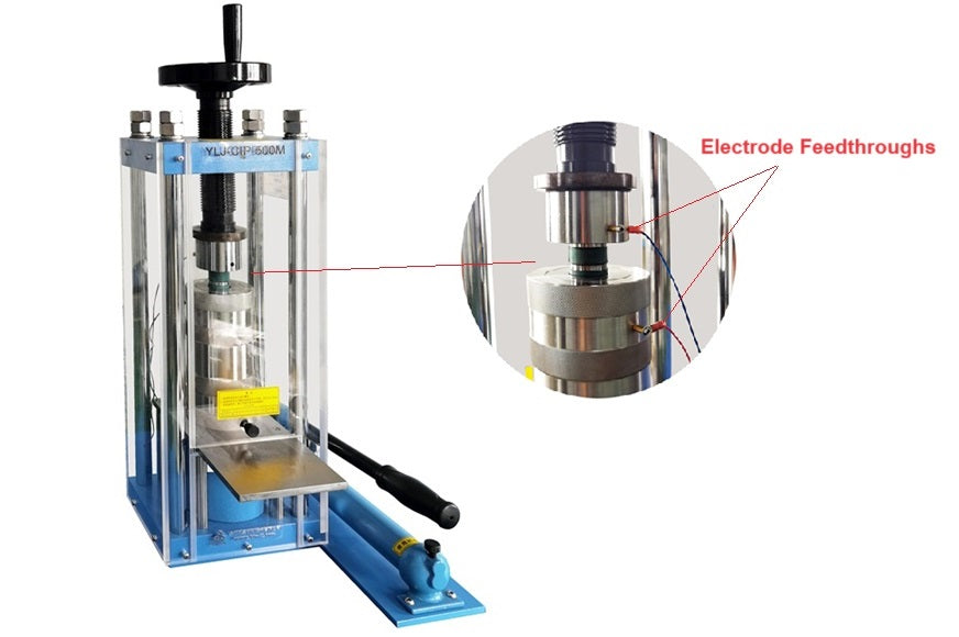 300 MPa CIP or WIP Press with Electrode Feedthroughs and 30 mm ID Vessel - YLJ-CWIP-300