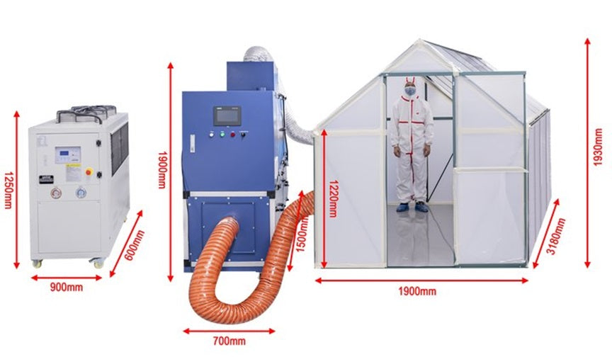 Economic Small Dry Room (60 SF) Up to - 40oC Dew Point - MSK-ADS800EP40S-231