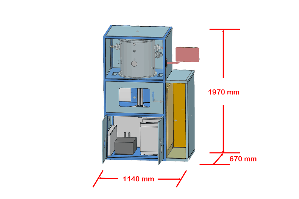 Compact Graphitization Furnace (up to 2800) GSL-2800X-GRF