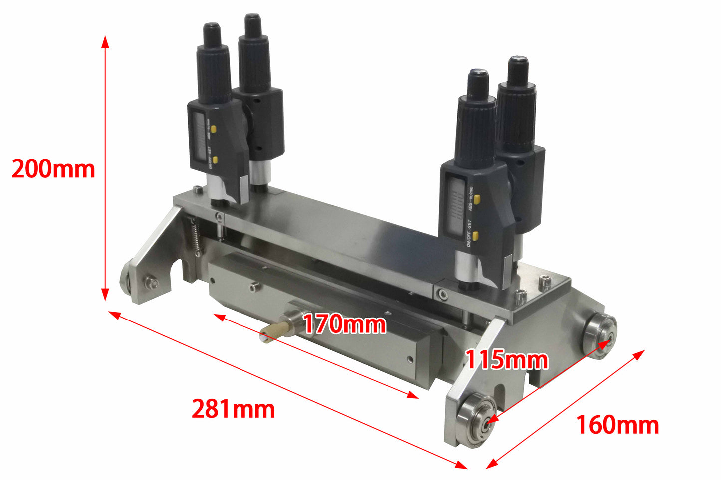 Dual Slot Die Film Applicator with Rollers (150 mm Coating Width ) - SEKTQ150DSD