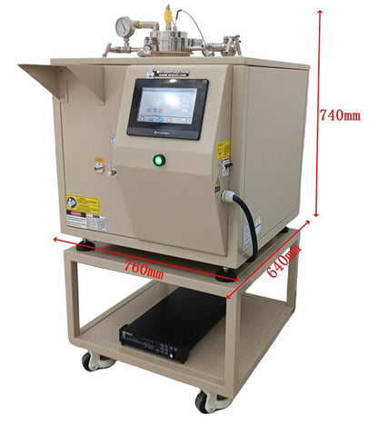 1200oC Electrolytic Furnace with Electrodes for Molten Salts - VEF-1200