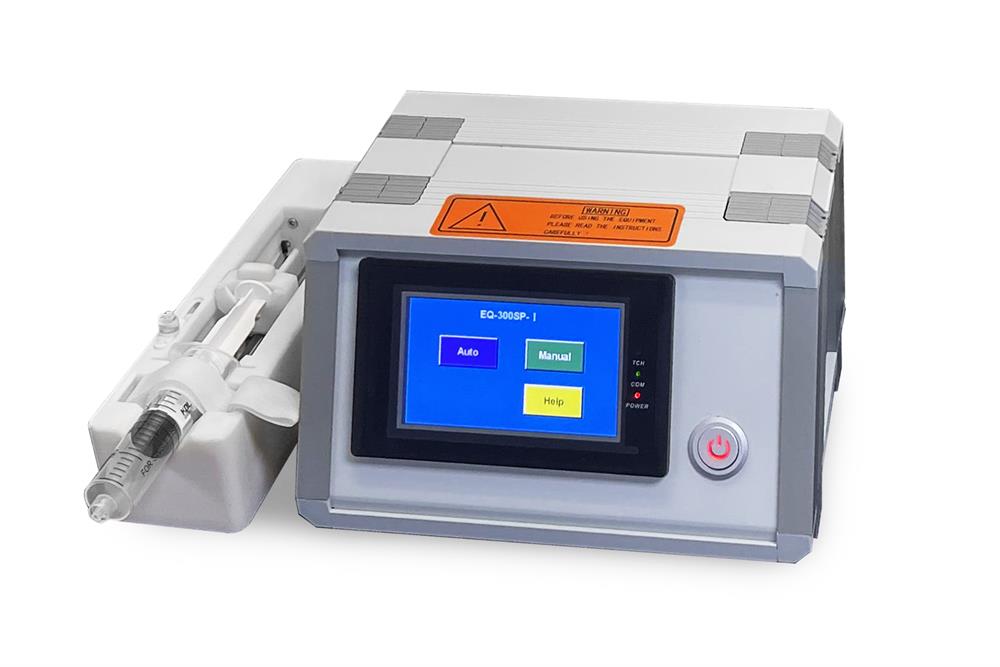 LCD Touch Screen Controlled Infusion Syringe Pump with (0-20 mm/min ...