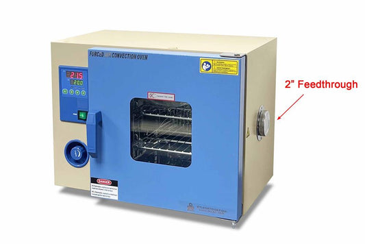 12L Convection Drying Oven with Digital Temperature Controller (10"x10"x8", 250C, 110V) with 2" Feedthrough - EQ-DHG-9015