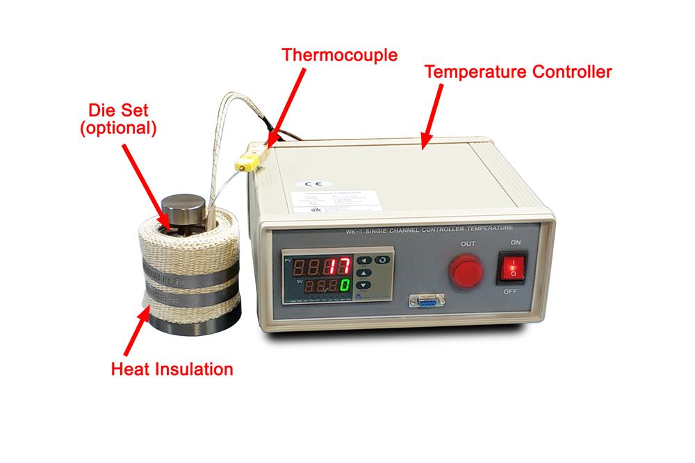 Max. 480C Band Heater and Programmable Temperature Controller without Die - EQ-HC-2