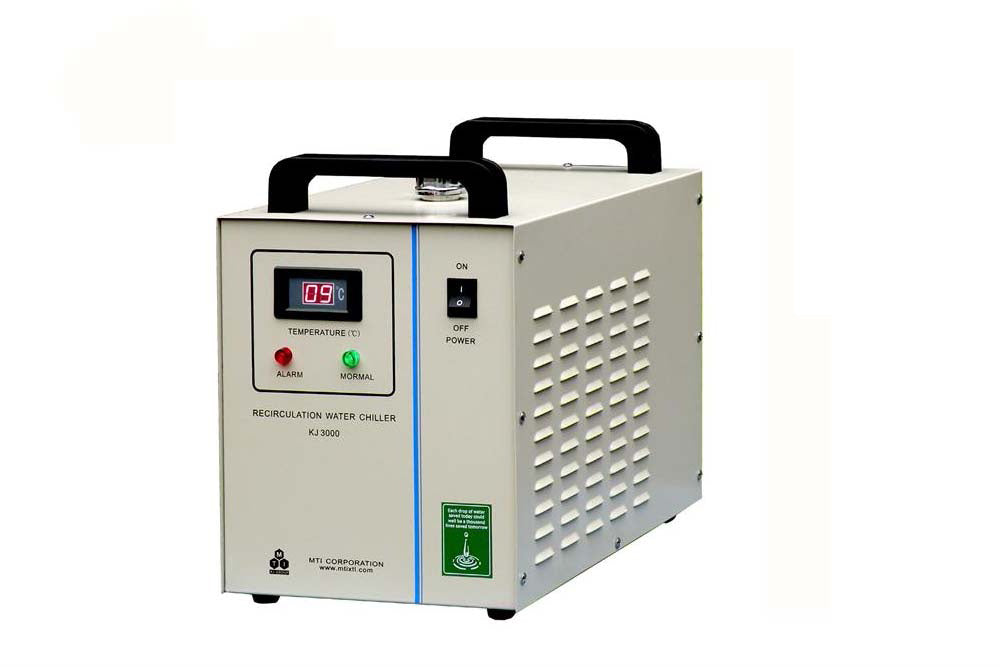 Forced Air Cold Recirculating Water Chiller with 9 Liters Tank, 10L / min Flow - EQ-KJ3000