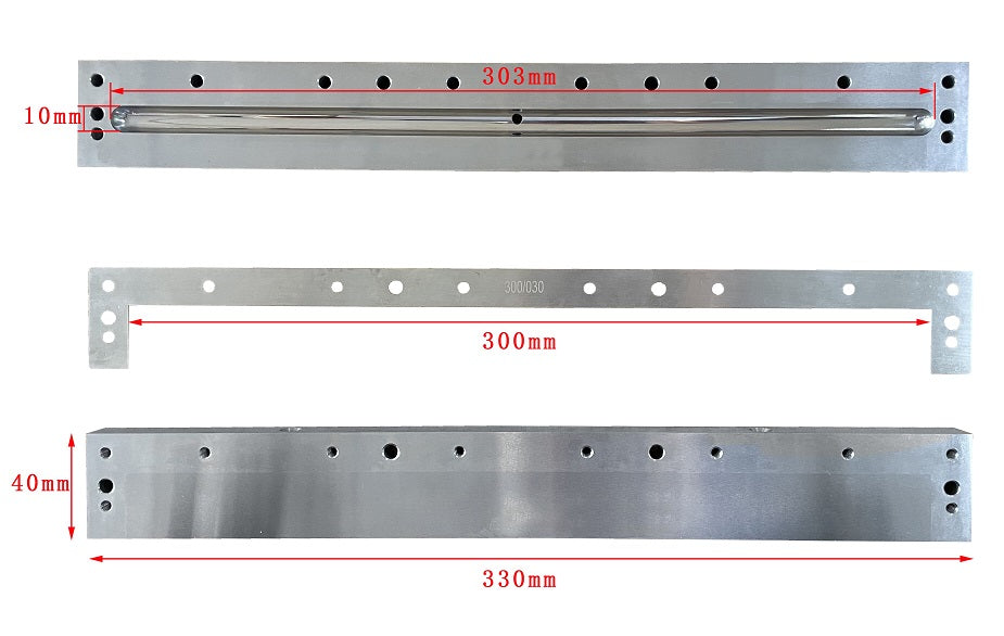 Slot Die Heads with Optional Width of 50 100, 150, 200, or 300 mm for DIY Slot Die Coater - SDH