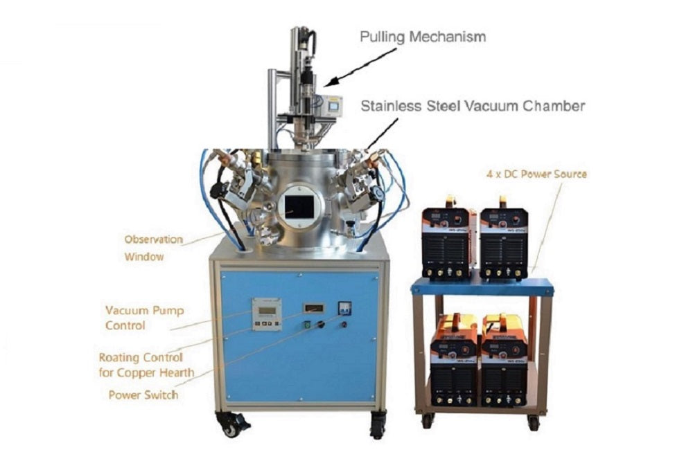 Crystal Grower from Four Electrodes Arc Melting up to 3000C - EQ-SKJ-ARC