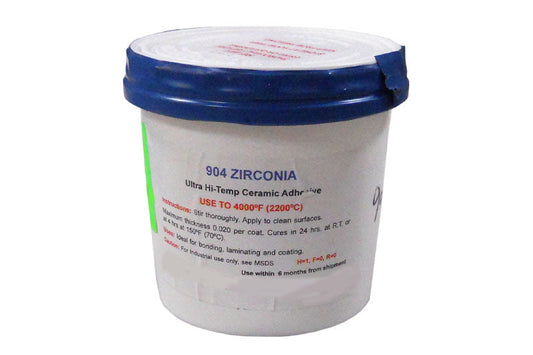 2200C (4000F) Zirconia Ultra Hi-Temp Ceramic Adhesive - EQ-904-ZO-LD