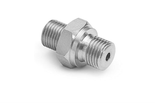 1/8" Male NPT x 1/4" Male BSPP Hex Nipple, EQ-Fit-18M-14M