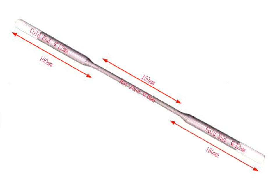 1800 Grade MoSi2 Heating Element (470mmL) - EQ-HEL1800T-470