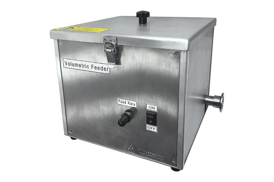 2L Air-Tight Volumetric Feeder with Build-in Agitator & Stainless Steel Hopper- EQ-PF-1S