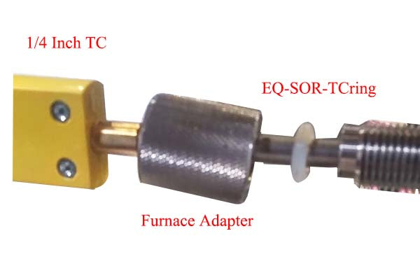 Furnace Adapter with 1/4"ID for K/S Type Thermocouple - TC-Adapter