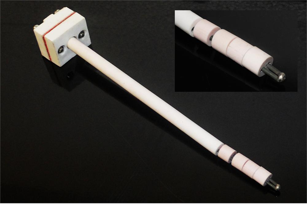 Ready-to-Use Thermocouple: K type (Ni-Cr/Ni-Al) 170mm (6.7") Length with Ceramic Sheath - EQ-TC-K-17