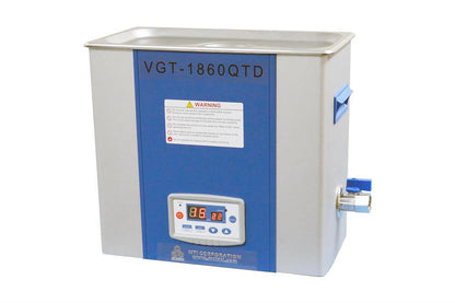 NRTL Certified 5L Heated Ultrasonic Cleaner w/ Digital Timer280x140x150 mm) - EQ-VGT-1860QTD-LD