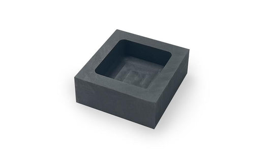 Graphite Ingot Mold: 72mm L x 67mm W x 26mm H for Melting Casting System - GM7267