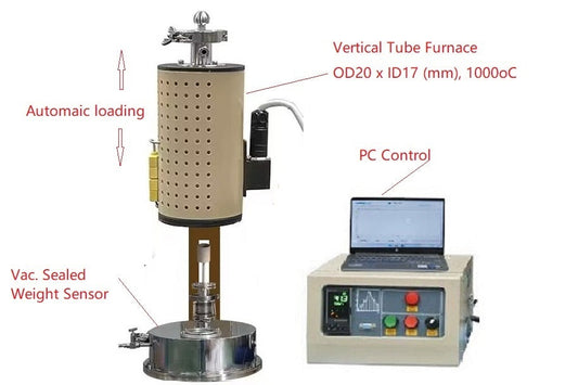 1000°C Max. Compact Tube Furnace (20mm OD) with Precision TGA Function - GSL-1000-TGA