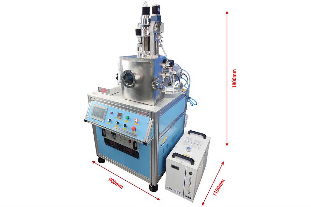 Four Source High Vacuum Thermal Evaporation Coater - GSL-1800X-ZF4
