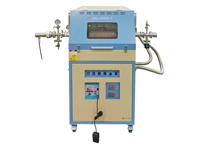 2300ºC Max. Induction heated Tube Furnace (30 mm ID Graphite Tube) with IR Temp.-Controlled - GSL-2300X-C