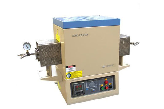 1700C Max. Tube Furnace w/ 5" Heating Zone, Alumina Tube and Flanges- GSL-1700X-S60-UL