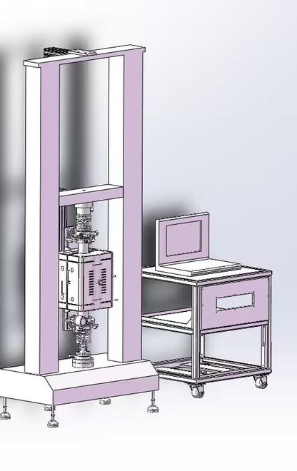 Max. 10 T/ 1100 ºC High temperature Universal Testing System ( Tensile / Compression / Creep Rupture ) - HUT-10T-1100