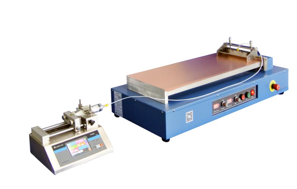 Hybrid Film Applicator: Doctor Blade (150mm) + Slot Die Heads (100mm, SS or PEEK)-HDS150D