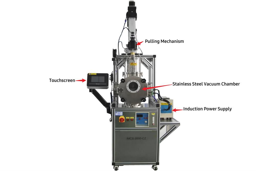 Small CZ Crystal Grower System for < 1" Single Crystals up to 2100C - IMCS-2000-CZ