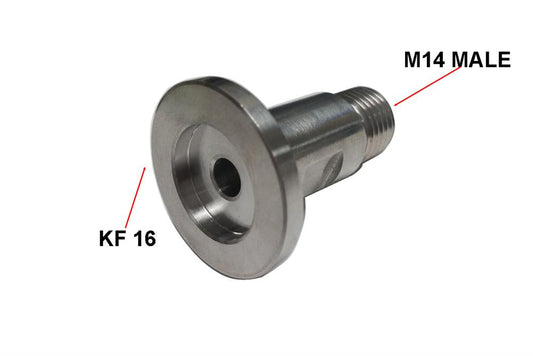 Adapter KF-16 to Thread Size Fitting (To Welch Vacuum Pumps) - EQ-KF16